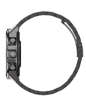 Men Fashion Sports Functional Smart watch Quartz Digital Watch GARETT V14 Black steel Černá Dial 47mm image 3