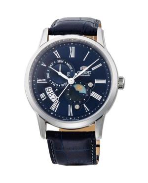 Men Klasické Japan Automatic Analog Watch ORIENT RA-AK0011D30B Modrá Dial 43mm