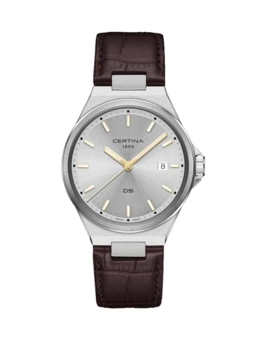 Vyriškas Klasikinis Swiss Kvarcinis Rodyklinis Watch CERTINA C043.410.16.031.00 Silver color Dial