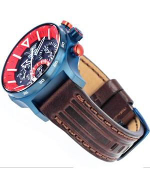Vyriškas Sportinis Diver Kvarcinis Rodyklinis Watch VOSTOK EUROPE VR42-595D734BR Juodas Dial 43mm image 5