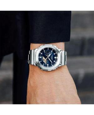 Men Sports Functional Diver Japan Quartz Digital Watch Timer CASIO GM-2110D-2BER G-Shock Modrá Dial image 4