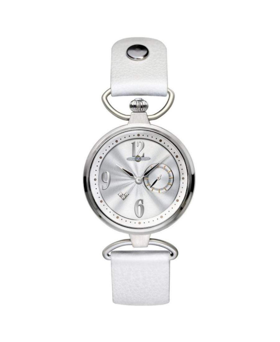 Women Fashion Klassisch Quartz Analog Watch ZEPPELIN 7437-1 Silver Dial 34mm