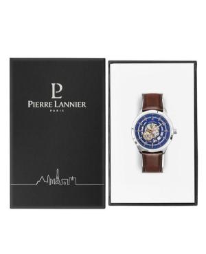 Men Fashion Classic Automatic Watch Skeleton PIERRE LANNIER 329F164 Blue Dial image 1
