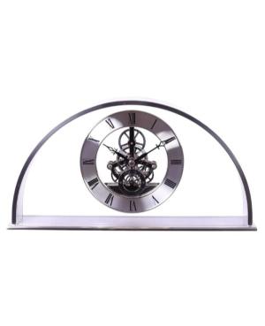 ADLER PC 197/SILVER Table clock quartz Metal Glass Silver color