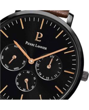 Mężczyźni klasyczny kwarcowy analogowe Zegarek PIERRE LANNIER 207J434 Czarny Wybierz 40mm image 4