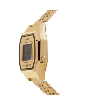 Moteriškas Sportinis Japoniškas Kvarcinis Digital Watch Alarm CASIO LA680WEGV-9AEF Aukso spalvos Dial 28mm image 3