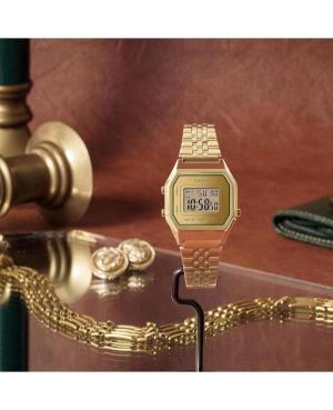 Women Sports Japan Quartz Digital Watch Alarm CASIO LA680WEGV-9AEF Golden Dial 28mm image 5