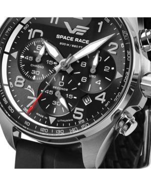 Men Diver Quartz Analog Watch Chronograph VOSTOK EUROPE 6S20-325A741SLBK Black Dial 46mm image 2