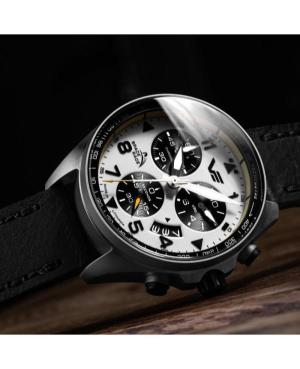 Men Sports Diver Quartz Analog Watch Chronograph VOSTOK EUROPE 6S30-325A743Le Black Dial 46mm image 7