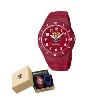 Men Sports Japan Quartz Analog Watch LORUS RRX17DX-9 Red Dial 40mm