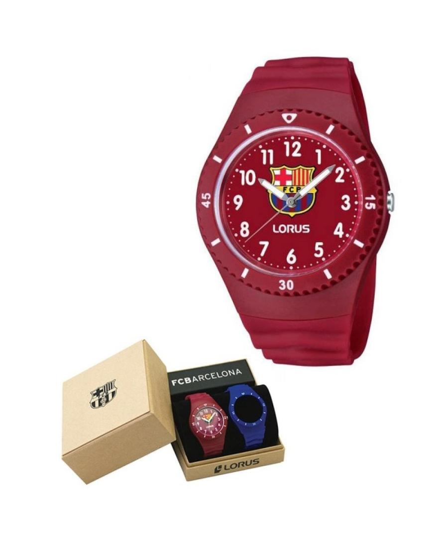 Men Sports Japan Quartz Analog Watch LORUS RRX17DX-9 Červená Dial 40mm