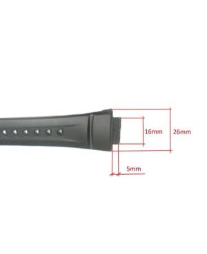 DILOY 602EJ1A Пластик/гума Чорний 16 мм image 2