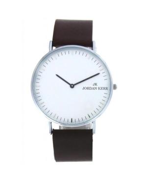 Мужские Классические Кварцевые Часы JORDAN KERR PW676/IPS/BR Белый Циферблат 41mm