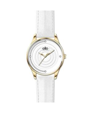 Women Fashion Quartz Analog Watch E53762-101 White Dial 38mm