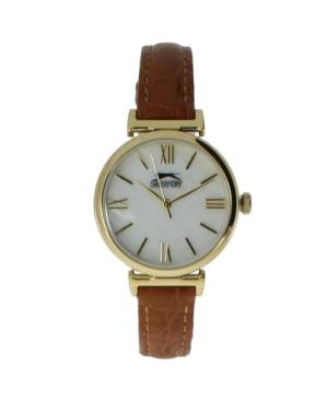 Women Fashion Klassisch Quartz Analog Watch SLAZENGER SL.9.6118.3.01.L Weiß Dial 29mm