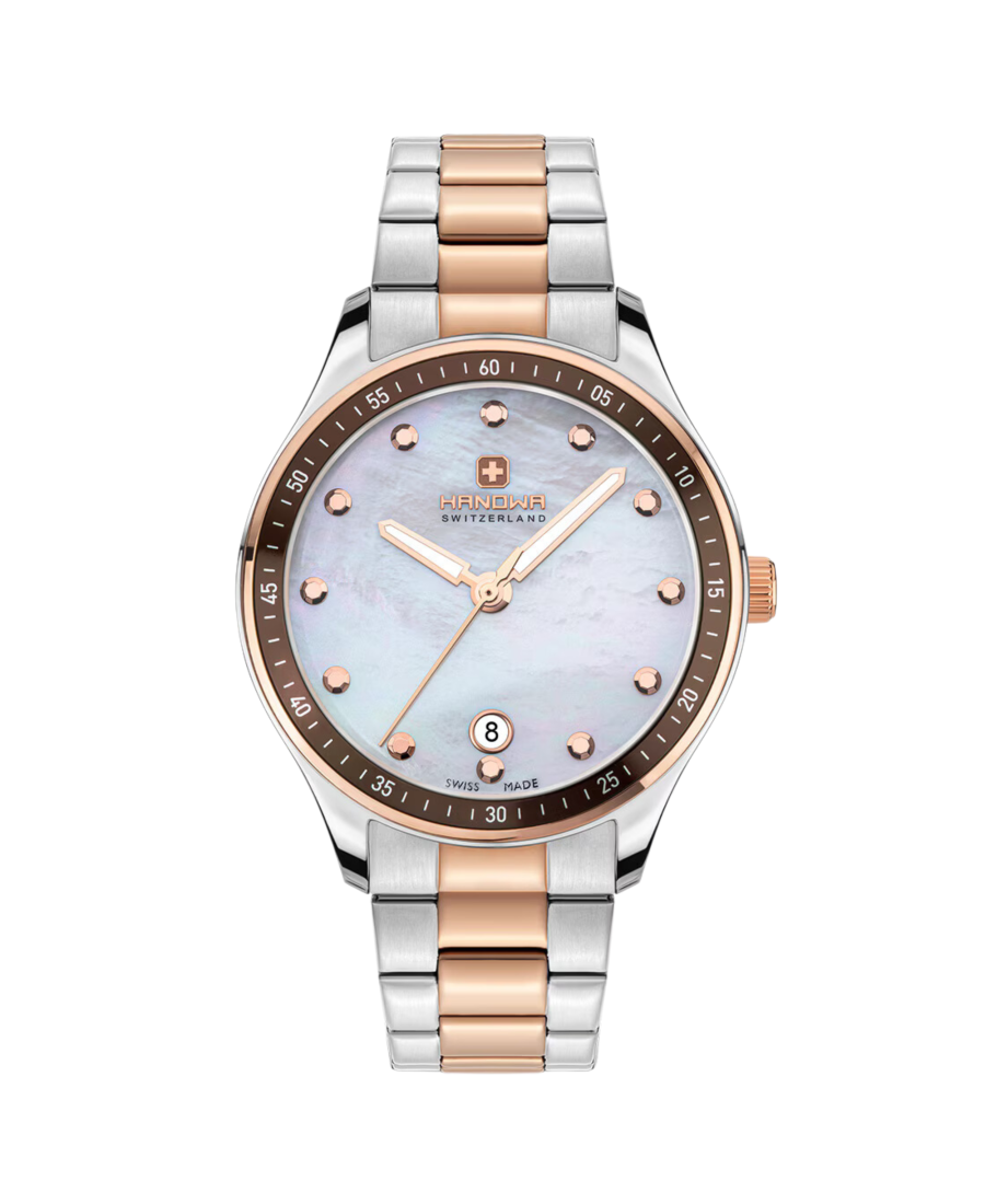 Moteriškas Klasikinis Kvarcinis Watch HANOWA HAWLH2200360 Perlamutrinis Dial 38mm