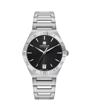 Women Classic Quartz Watch HANOWA HAWLH2200401 Black Dial 34mm