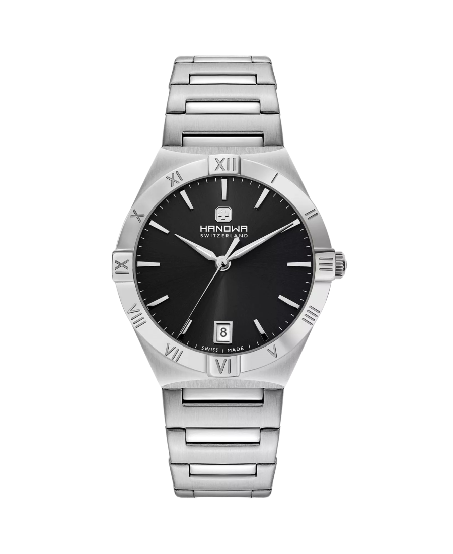 Women Classic Quartz Watch HANOWA HAWLH2200401 Black Dial 34mm