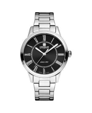 Женские Классические Кварцевые Часы HANOWA HAWLG0000901 Черный Циферблат 32mm