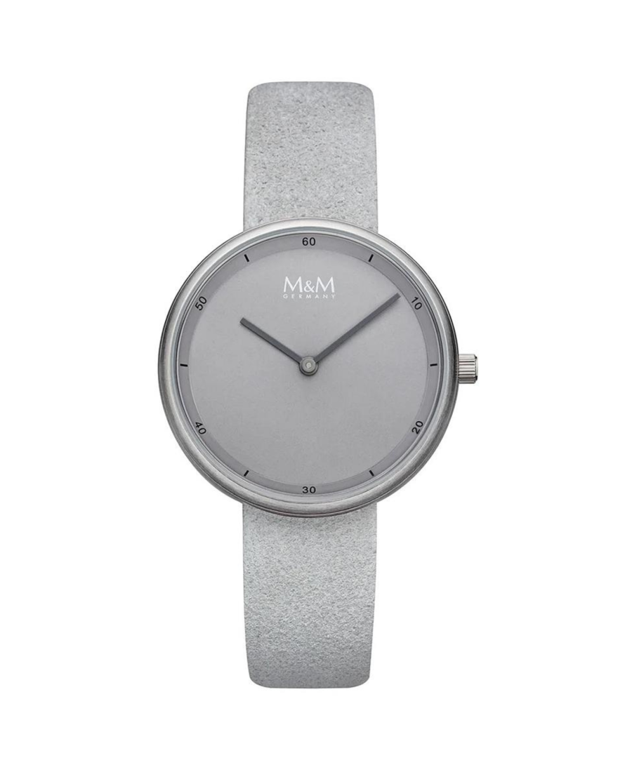 Women Fashion Quartz Watch M&M M11955-828 Silver color Dial 36mm