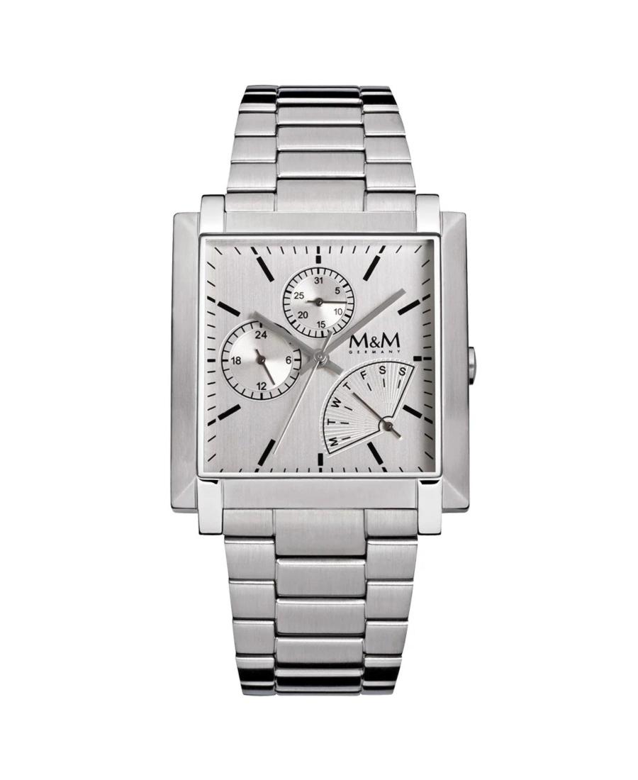 Women Fashion Quartz Watch M&M M11891-177 Silver Dial