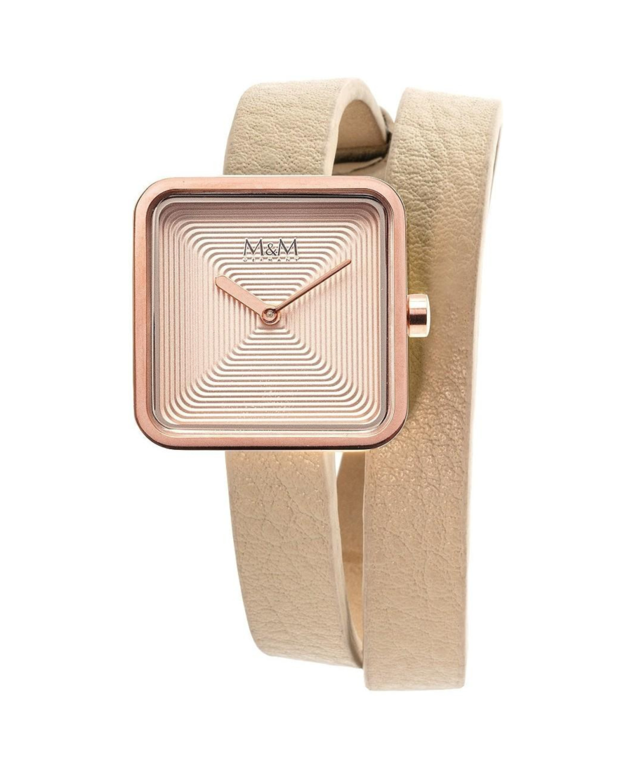 Women Fashion Quartz Watch M&M M11951-792L Růžová Dial