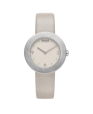 Kobiety Moda kwarcowy Zegarek M&M M11959-727 Kolor srebrny Wybierz 34mm