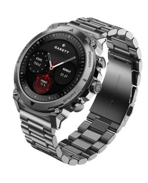 Чоловічий Фешн Спортивний Наручний Годинник GARETT Atom Silver steel image 10