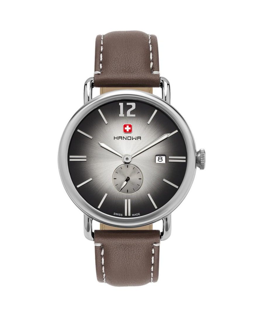 Mężczyźni klasyczny kwarcowy Zegarek HANOWA 16-4093.04.009.05 Kolor srebrny Wybierz 42mm