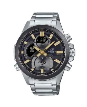 Men Sports Functional Japan Quartz Digital Watch Chronograph CASIO ECB-30DB-1A9EF Černá Dial 45mm