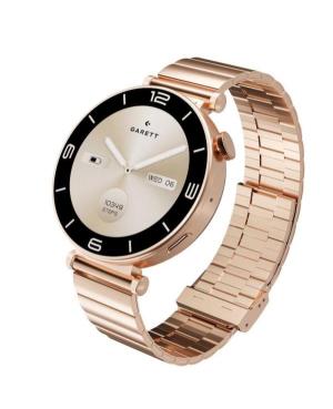 Жіночий Смарт Спортивний Фешн Наручний Годинник GARETT Rose Gold Solid steel image 9