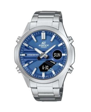 Men Functional Klassisch Japan Quartz Analog Watch CASIO EFV-C120D-2AEF Blau Dial 45mm
