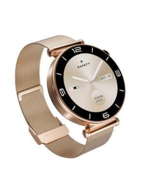 Спортивные Fashion Умные часы Наручные Часы GARETT Rose Gold Mesh steel изображение 8