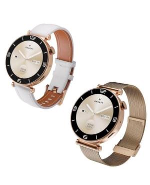 Спортивные Fashion Умные часы Наручные Часы GARETT Rose Gold Mesh steel изображение 9