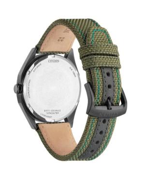 Men Sports Japan Eco-Drive Analog Watch CITIZEN BM7635-01X Green Dial 41mm image 3