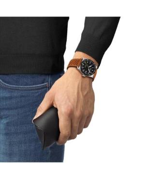 Men Klasické Swiss Automatic Analog Watch TISSOT T149.407.16.051.00 Černá Dial 38mm image 1