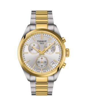 Men Classic Swiss Quartz Analog Watch Chronograph TISSOT T150.417.22.031.00 Silver Dial 40mm