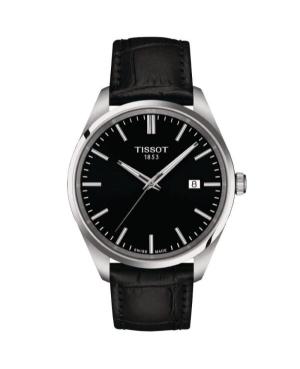 Men Klasické Swiss Quartz Analog Watch TISSOT T150.410.16.051.00 Černá Dial 40mm