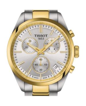 Men Classic Swiss Quartz Analog Watch Chronograph TISSOT T150.417.22.031.00 Silver Dial 40mm image 7
