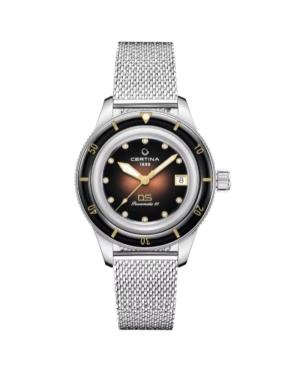 Kobiety klasyczny Diver Luxury Szwajcar automatyczny analogowe Zegarek CERTINA C036.207.11.296.00 Czarny Wybierz