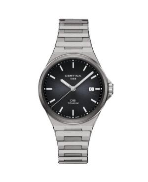Moteriškas Klasikinis Swiss Kvarcinis Rodyklinis Watch CERTINA C043.410.44.051.00 Juodas Dial