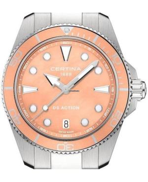 Women Sports Klasické Diver Swiss Quartz Analog Watch CERTINA C048.210.11.381.00 Mother of Pearl Dial 34.5mm image 3