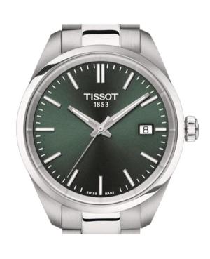 Women Classic Swiss Quartz Analog Watch TISSOT T150.210.11.091.00 Green Dial 34mm image 5