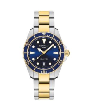 Men Klassisch Sports Diver Swiss Quartz Analog Watch CERTINA C048.410.22.041.00 Blau Dial 40mm