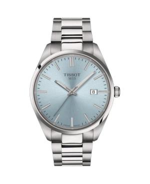 Mężczyźni klasyczny Szwajcar kwarcowy analogowe Zegarek TISSOT T150.410.11.351.00 Niebieska Wybierz 40mm