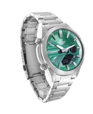 Men Functional Klasické Japan Quartz Analog Watch Alarm CASIO EFV-C120D-3AEF Zelená Dial 45mm image 4