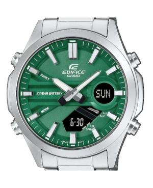 Men Classic Functional Japan Quartz Digital Watch Timer CASIO EFV-C120D-3AEF Green Dial 45mm image 5