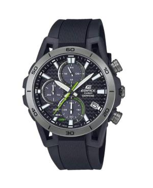 Vyriškas Sportinis Japoniškas Elektroninis, Solar Rodyklinis Watch Chronograph CASIO EFS-S640PB-1AVUEF Juodas Dial 44.5mm