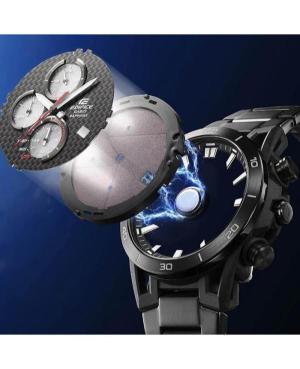Mężczyźni sportowy Japonia bateria słoneczna analogowe Zegarek Chronograf CASIO EFS-S640PB-1AVUEF Czarny Wybierz 44.5mm image 2