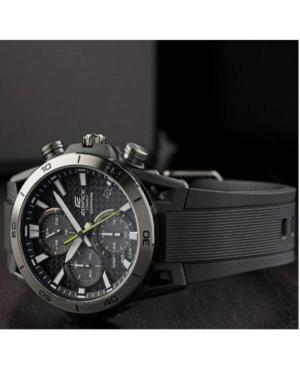 Mężczyźni sportowy Japonia bateria słoneczna analogowe Zegarek Chronograf CASIO EFS-S640PB-1AVUEF Czarny Wybierz 44.5mm image 4